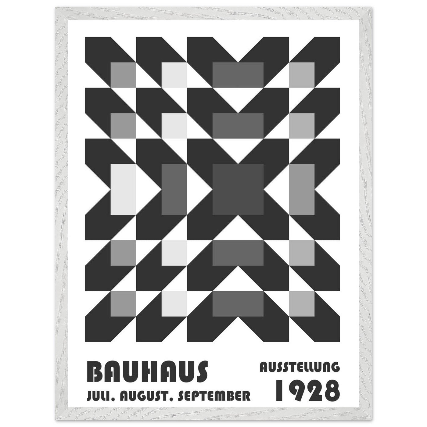 Bauhaus-Style Geometric Grid - Vibrantwalls