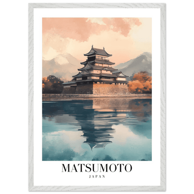 Matsumoto Japan Framed Poster – Serene Travel Wall Art with Wooden Frame - Vibrantwalls