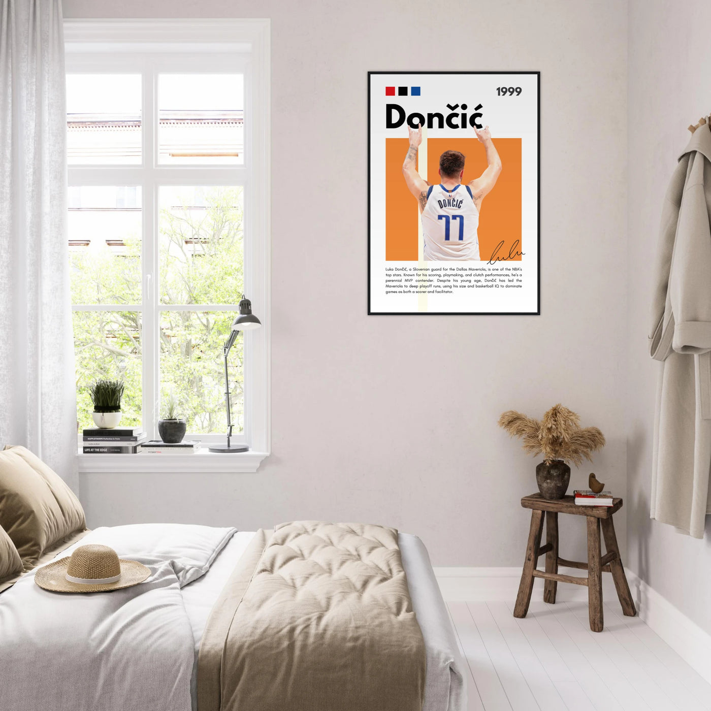 Luka Dončić El Matador Mavericks Framed Poster Vibrantwalls