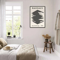 Bauhaus Black White Geometric Wall Art - Vibrantwalls
