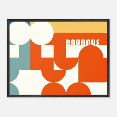 Bauhaus-Style Abstract Geometric Art - Vibrantwalls