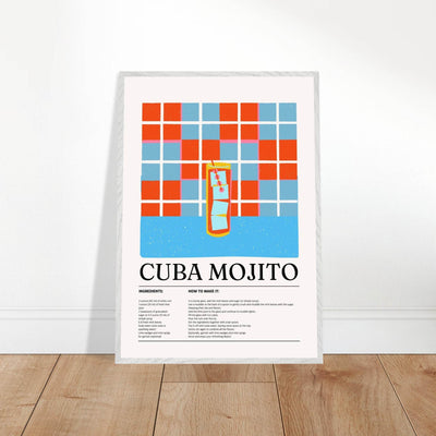 Cuba Mojito Cocktail Recipe - Vibrantwalls