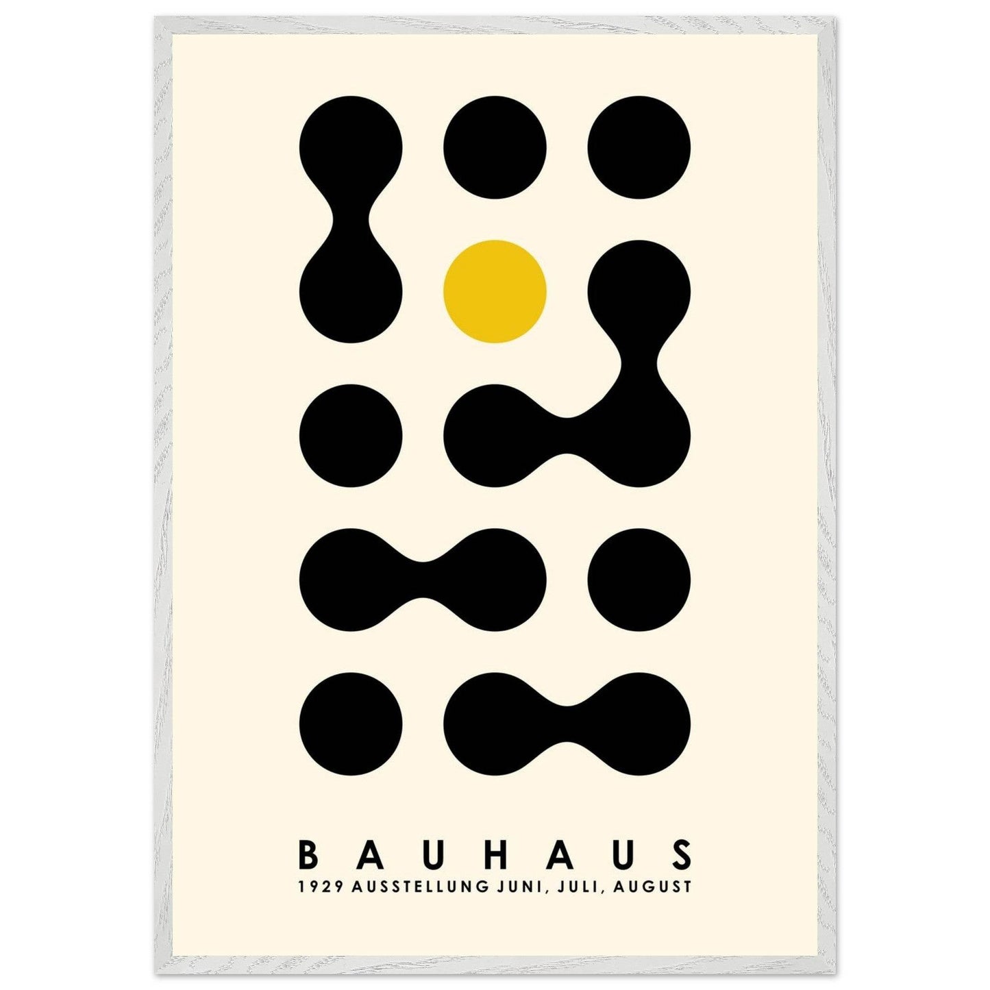 Bauhaus Geometric Shapes Modern Movement Style Design Wall Art - Vibrantwalls