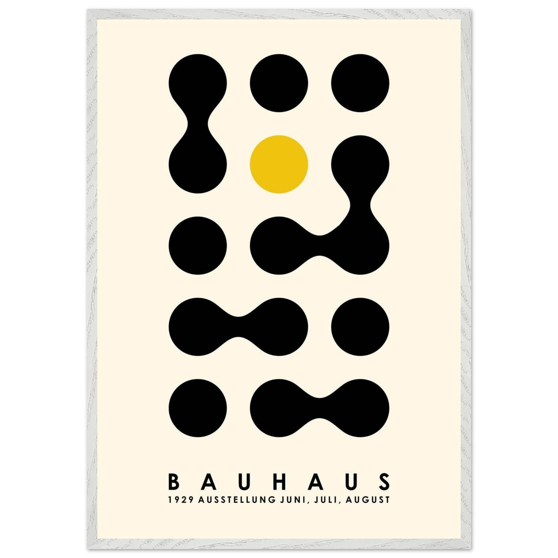 Bauhaus Geometric Shapes Modern Movement Style Design Wall Art - Vibrantwalls