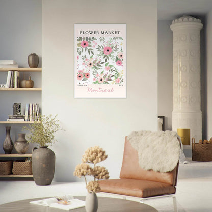Flower Market Collection: Montreal – Whimsical Floral Art Prints - Vibrantwalls