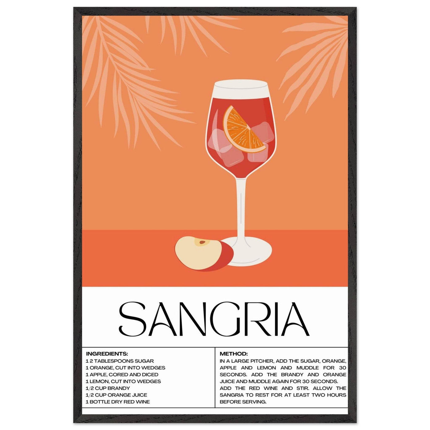 Sangria Cocktail Recipe - Vibrantwalls