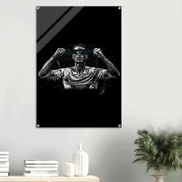 Scribble Art Acrylic Print - Modern Dynamic Glossy Wall Decor in Multiple Sizes - Vibrantwalls