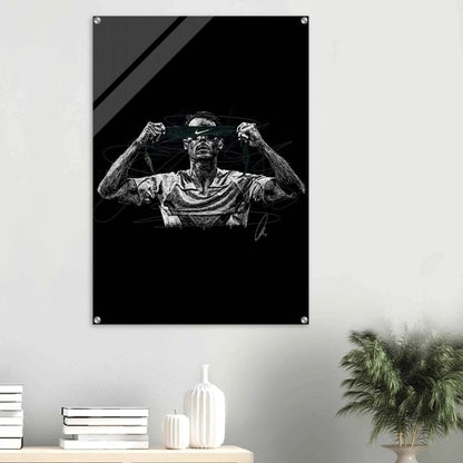 Connor McGregor Scribble Art Acrylic Print – Dynamic, Glossy, Modern Wall Decor in Various Sizes