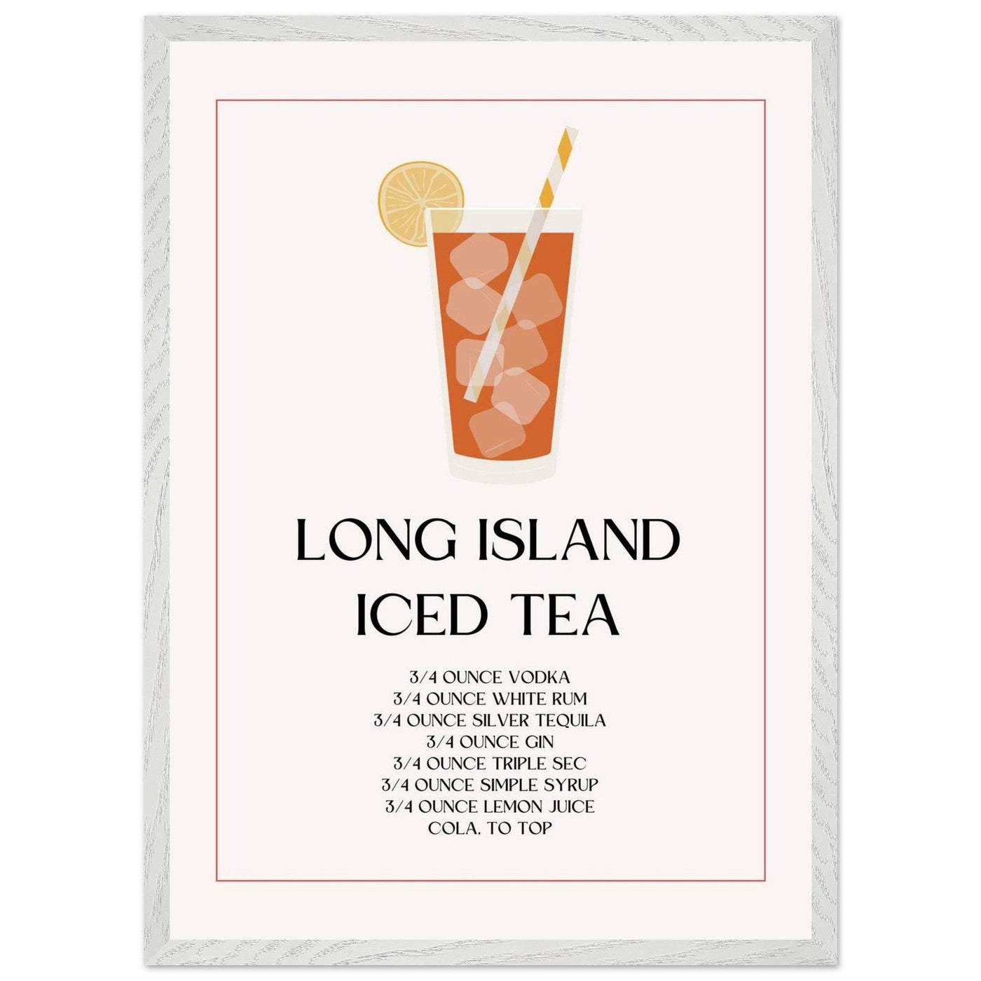 Long Island Iced Tea Recipe Strong Cocktail - Vibrantwalls