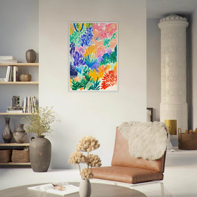 Matisse-Abstract Floral - Vibrantwalls