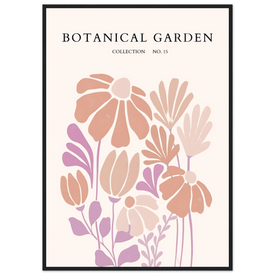 Botanical Garden Collection Framed Posters – Soft Floral Abstract Art Prints | Ready-to-Hang - Vibrantwalls