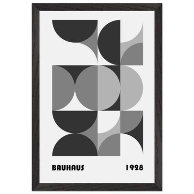 Bauhaus 1928 - Geometric Monochrome - Vibrantwalls
