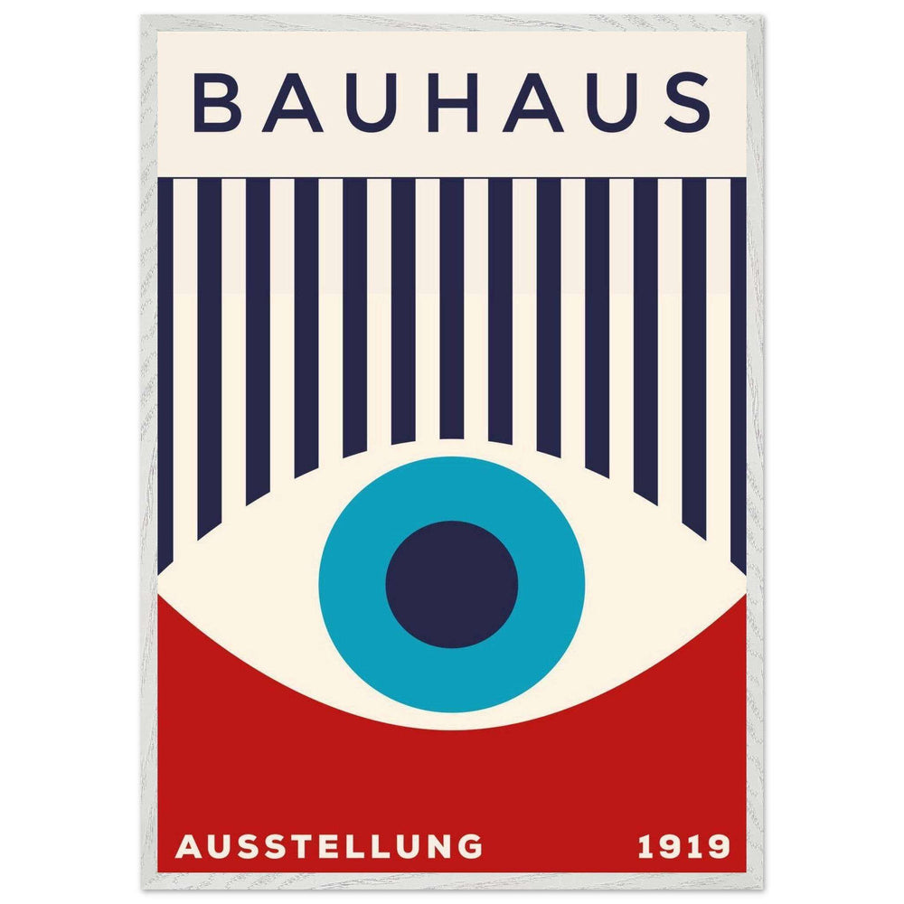 Bauhaus Geometric Eye 1919 Wall Art - Vibrantwalls