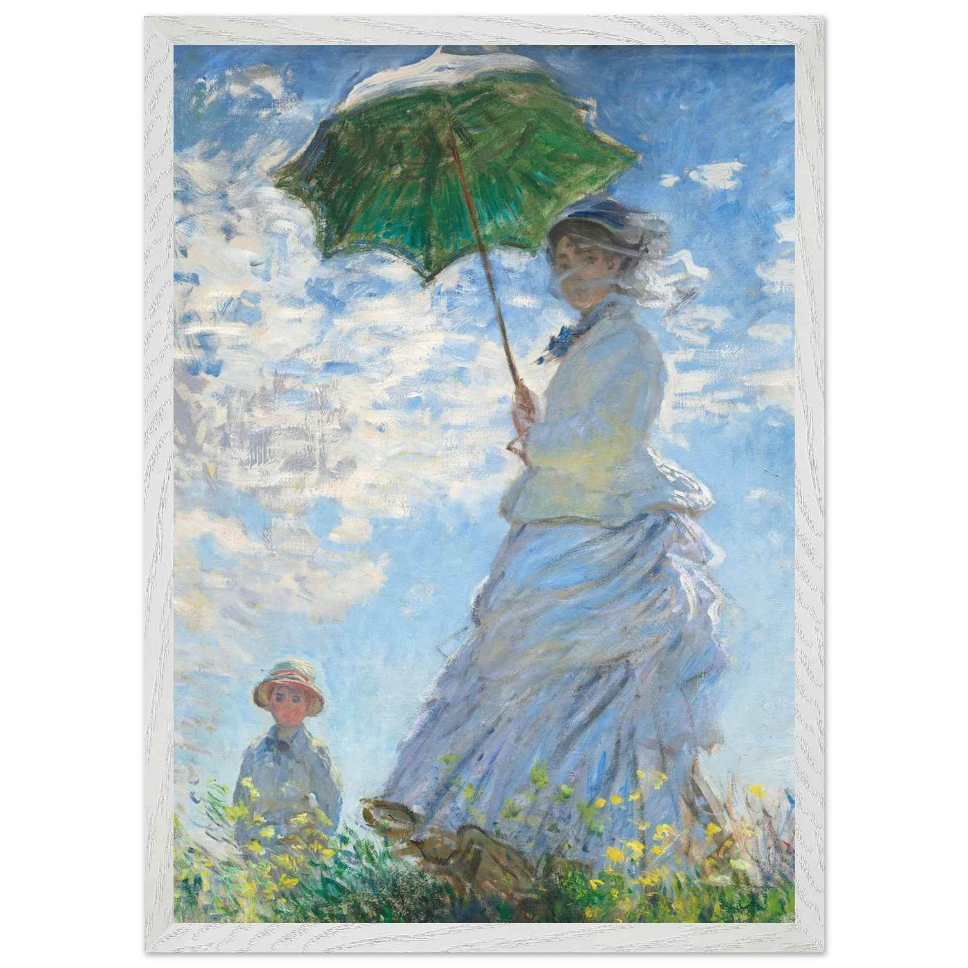 CWoman with a Parasol - Stylish Outdoor Sun Protection for Elegant Days - Vibrantwalls