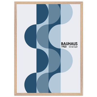 Bauhaus-Style The Blue Design - Vibrantwalls