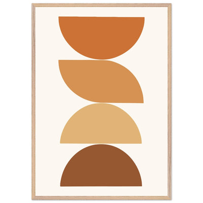 Abstract Desert Landscape Boho Sunset View - Vibrantwalls