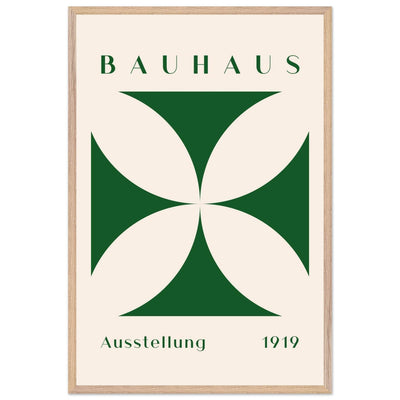 Deep Green Cream Bauhaus 1919 - Vibrantwalls