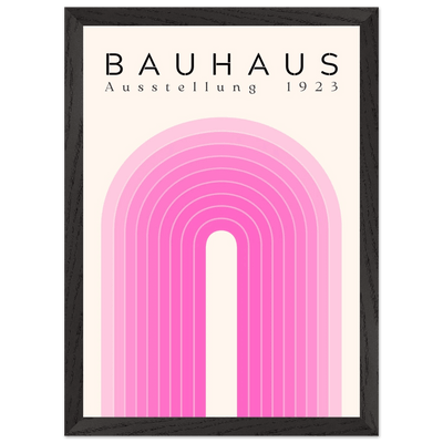 Bauhaus Pink Gradient Arch - Vibrantwalls
