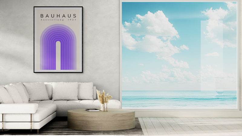Bauhaus Ausstellung 1923 Violet - Vibrantwalls