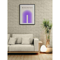 Bauhaus Ausstellung 1923 Violet Wall Art - Vibrantwalls