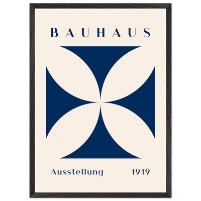 Bauhaus Exhibition 1919 - Navy Cream - Vibrantwalls