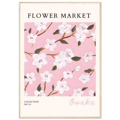 Sakura Pink Bloom Framed Poster – Delicate Floral Art Print | Ready-to-Hang in Your Choice of Frame - Vibrantwalls
