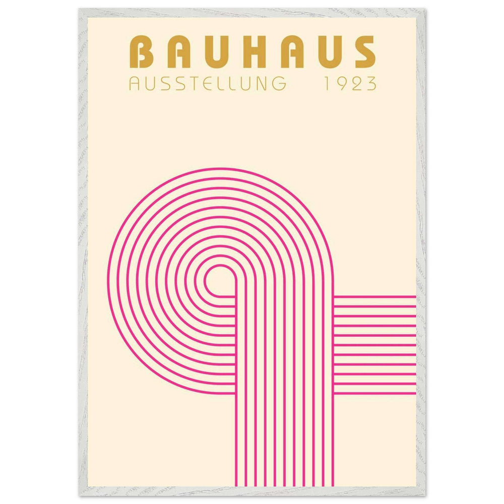 Bauhaus Pink Decor Wall Art - Vibrantwalls