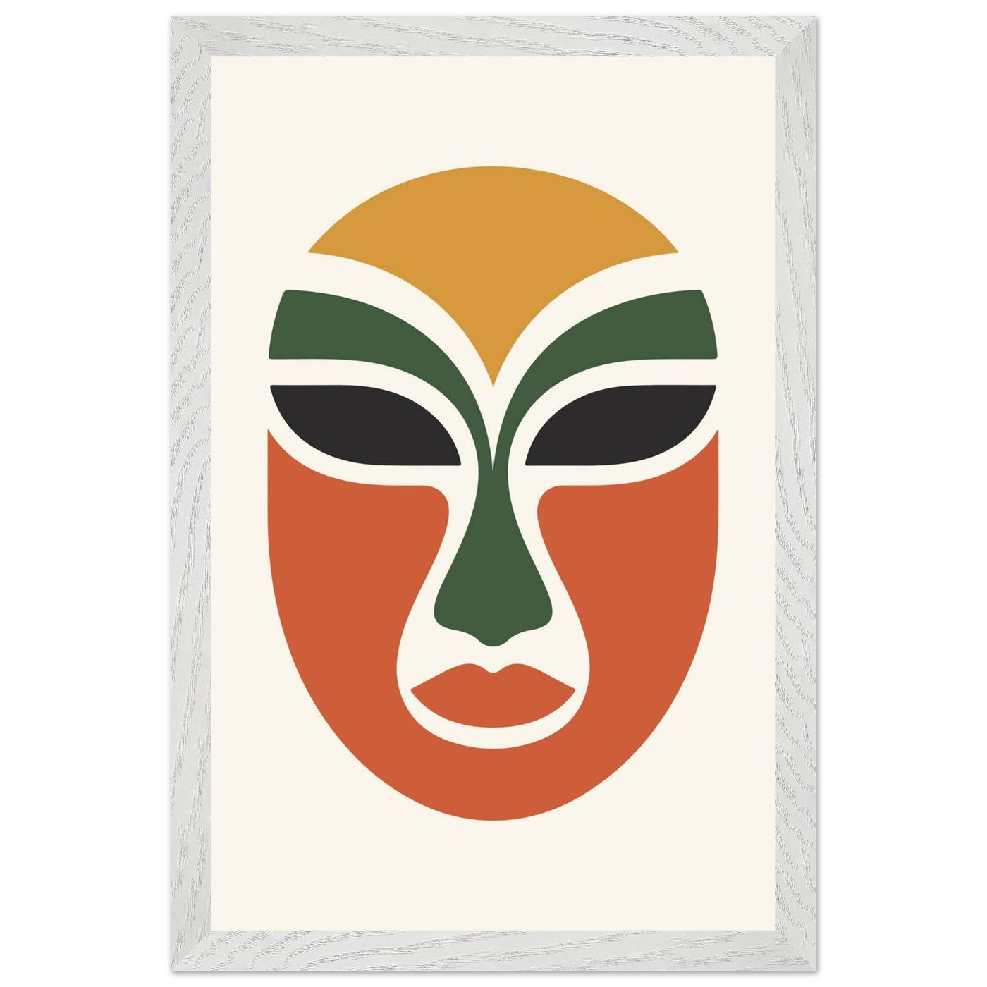 Abstract Tribal Mask - Vibrantwalls