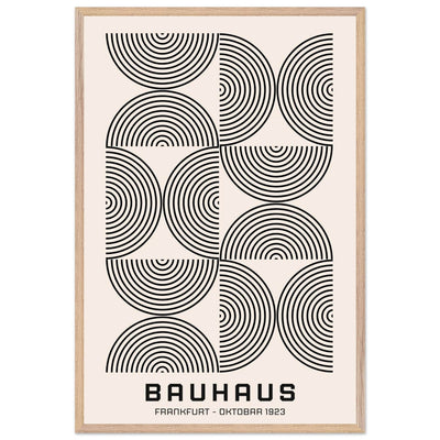 Bauhaus Black & Beige - Vibrantwalls