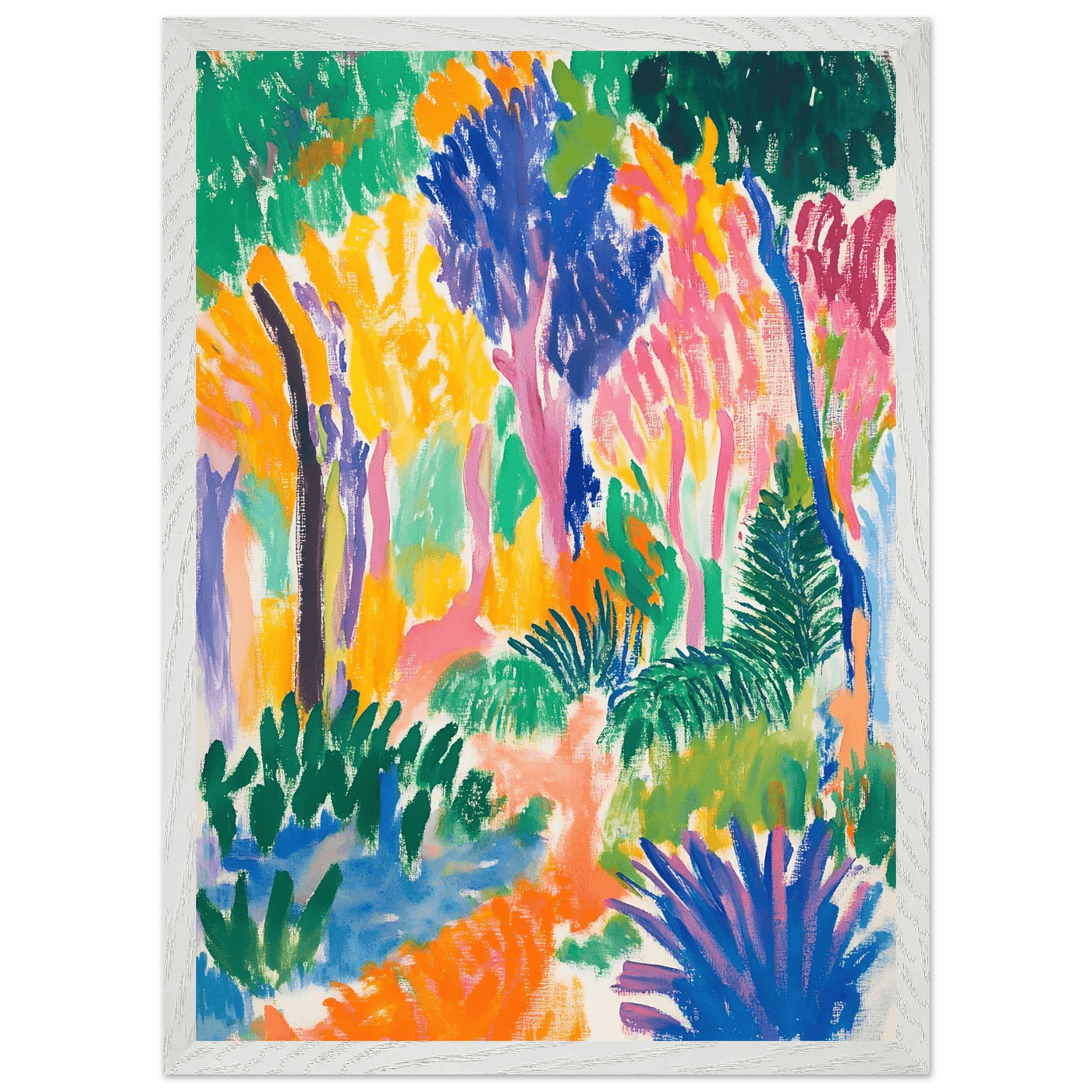 Abstract Foliage Art - Modern Wall Decor for Your Home - Vibrantwalls