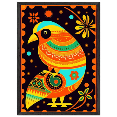 Vibrant Tribal Bird Art - Vibrantwalls