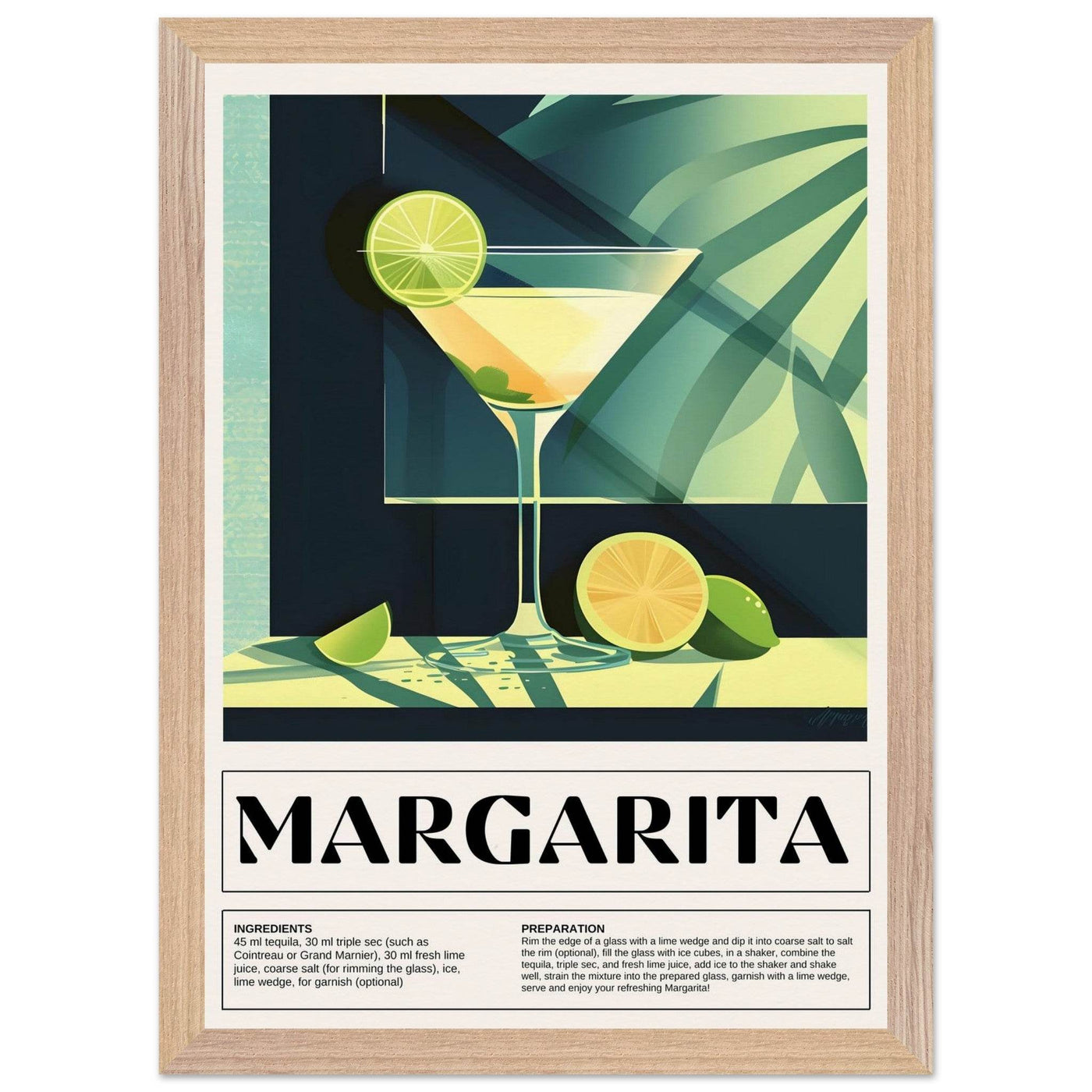 Margarita Cocktail - Vibrantwalls