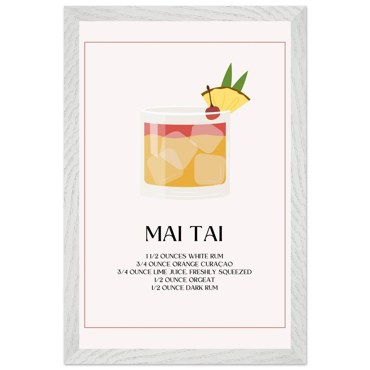 Mai Tai Cocktail Recipe - Vibrantwalls