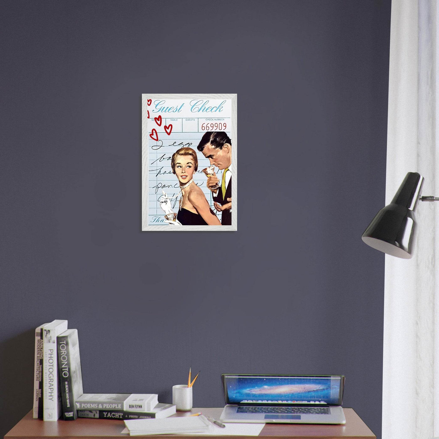 Retro Romance Cocktail Vintage Love Bar Art - Vibrantwalls