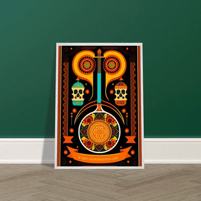 Vibrant Day of the Dead Guitar - Vibrantwalls