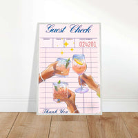 Retro Cocktail Recipe Classic Wall Art - Vibrantwalls