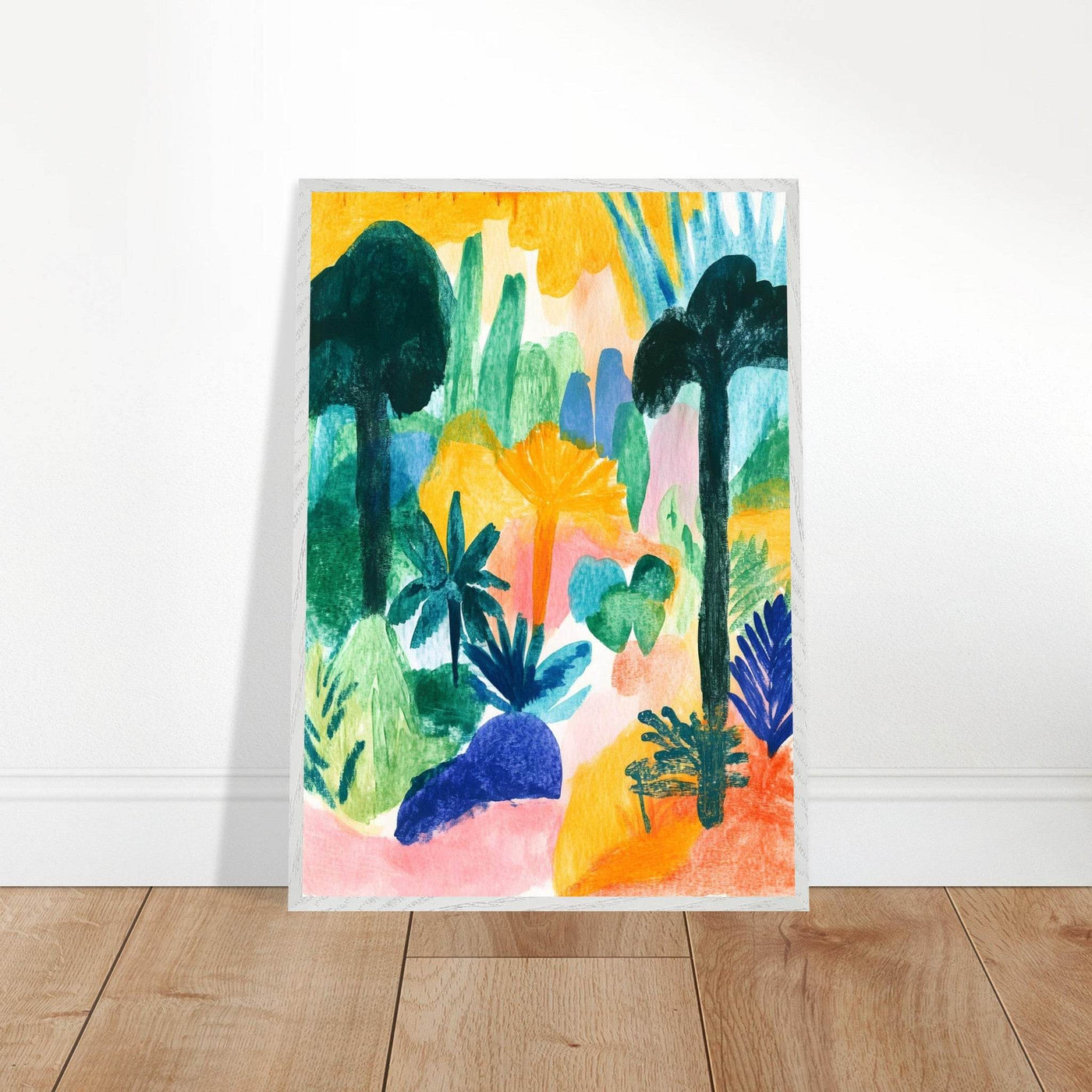 Abstract Tropical - Vibrantwalls