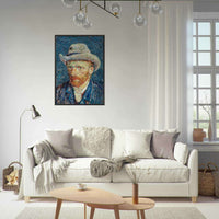 Self-Portrait Grey Felt Hat - Stylish and Versatile Headwear - Vibrantwalls