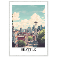 Seattle USA Wall Art - Vibrantwalls