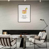Mai Tai Cocktail Recipe Tropical Wall Art - Vibrantwalls