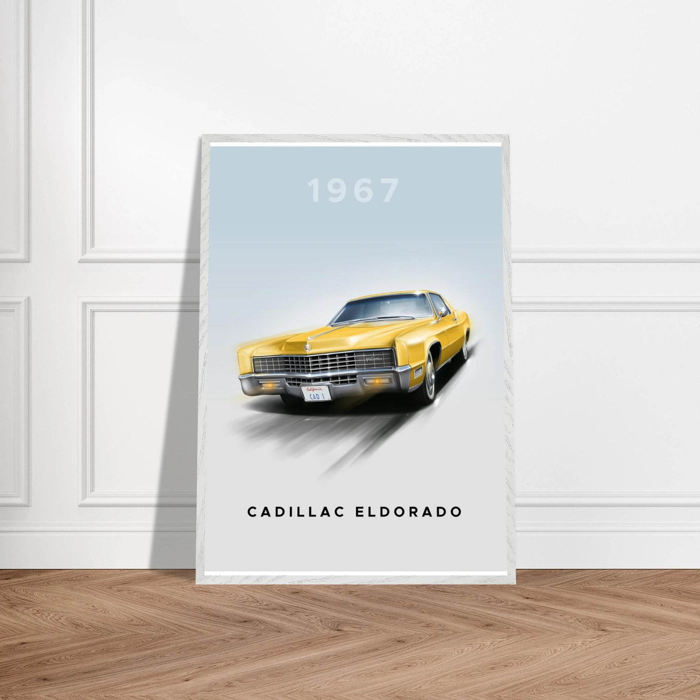 1967 Cadillac Eldorado - Iconic American Luxury Framed Poster | Premium Wall Art, Ready-to-Hang in Your Style - Vibrantwalls