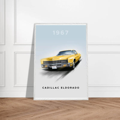1967 Cadillac Eldorado - Iconic American Luxury Framed Poster | Premium Wall Art, Ready-to-Hang in Your Style - Vibrantwalls