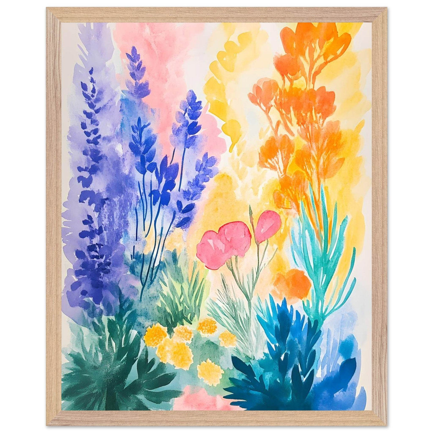 Abstract Floral Garden Matisse - Vibrantwalls
