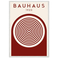 Bauhaus Ausstellung 1923 Concentric Circle Wall Art - Vibrantwalls