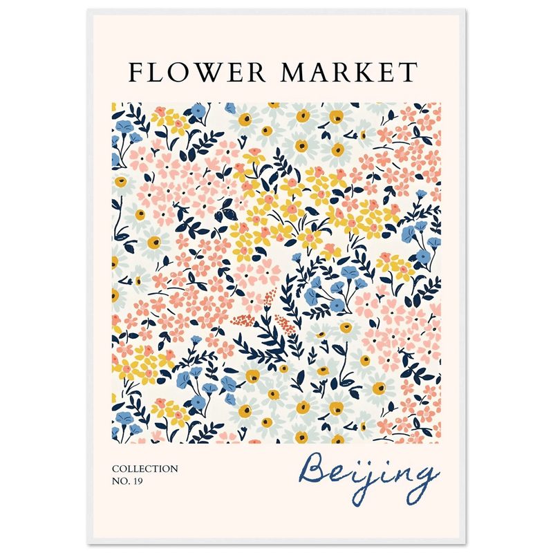 Beijing Flower Market Wall Art - Vibrantwalls