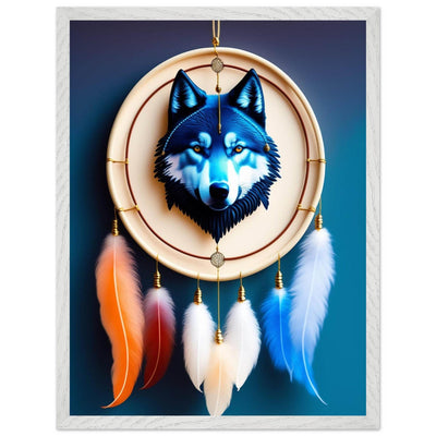 Mystic Wolf Dreamcatcher - Vibrantwalls
