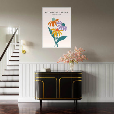 Botanical Garden Collection Framed Poster – Abstract Floral Art Print | Vibrant Colors, Ready-to-Hang - Vibrantwalls
