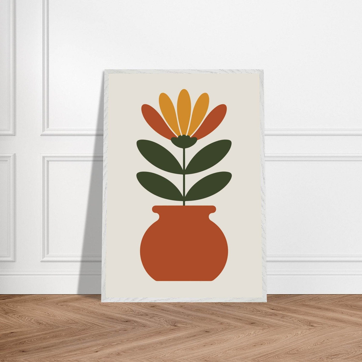 Floral Pot Art - Vibrantwalls