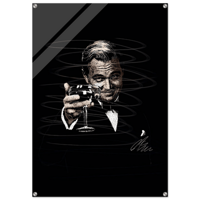 Gatsby Toast Acrylic Print – Iconic Sketch Art, Vibrant & Durable Wall Decor in Various Sizes - Vibrantwalls