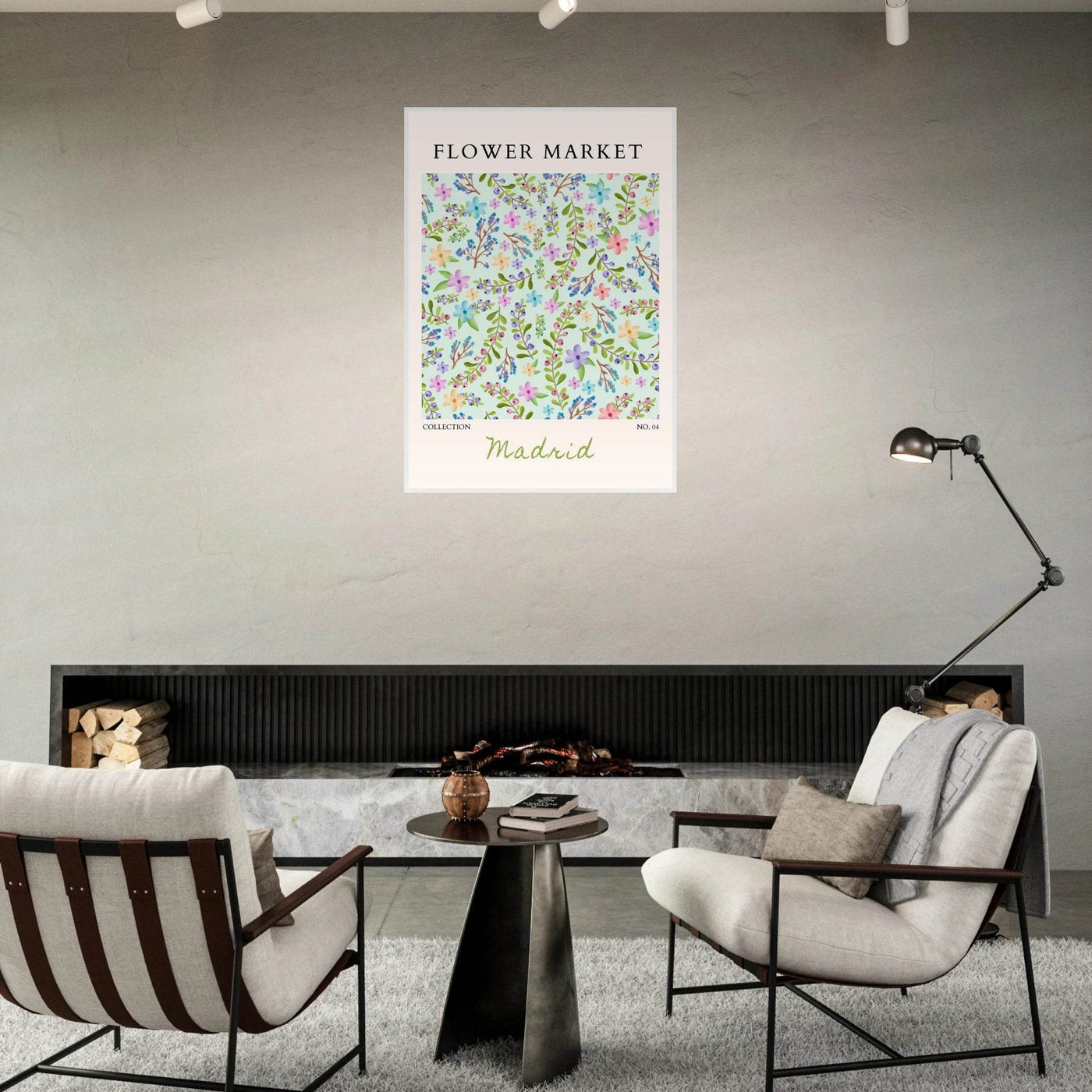 Flower Market Collection Framed Poster – Whimsical Floral & Berry Art Prints | Ready-to-Hang in Various Sizes - Vibrantwalls